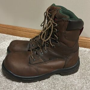 RED WING 8” Waterproof, Insulated, Safety Toe Boot, King Toe, Size 8.5